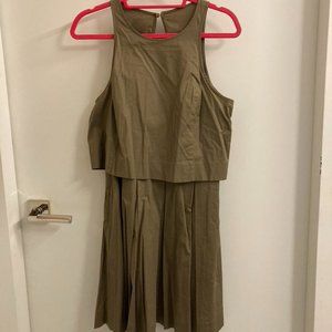 Banana Republic Army Green Dress Size 8